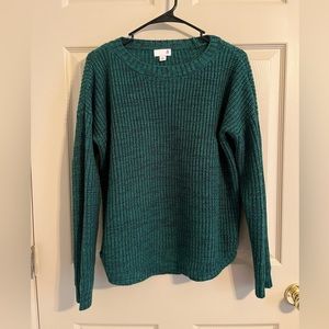 SO Greenish Blue Knitted Sweater